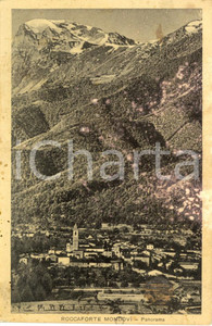 Cartolina originale da collezione 1941 ROCCAFORTE MONDOVI' (CN) Panorama dell'abitato *Cartolina DANNEGGIATA FP VG 1
