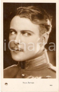 Cartolina originale da collezione 1935 ca CINEMA Portrait Nils ASTHER Actor ERKA-PRODISCO *Cartolina FP NV 1