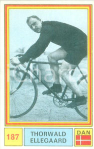 Oggetto da collezione cartaceo PANINI  SPRINT 1971 Figurina Thorwald ELLEGAARD n. 187 Ciclismo 1