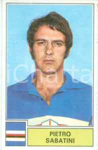 Oggetto da collezione cartaceo PANINI CALCIATORI 1971 - 1972 Figurina Pietro SABATINI Serie A SAMPDORIA 1 1