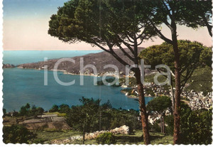 Cartolina originale da collezione 1960 ca RAPALLO GE Golfo del Tigullio dal Santuario di MONTALLEGRO Cartolina 1