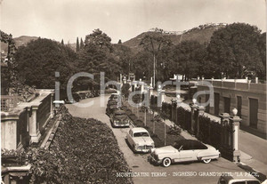Cartolina originale da collezione 1953 MONTECATINI TERME PT Ingresso Grand Hotel LA PACE Cartolina FG VG 1