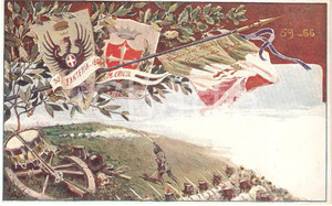 Cartolina originale da collezione 1900 ca BRIGATA PISA 30Â° Reggimento Fanteria Cartolina ILLUSTRATA 1