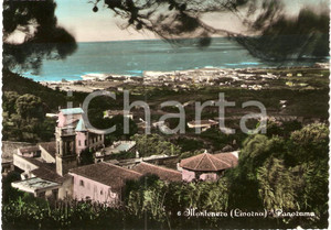 Cartolina originale da collezione 1950 ca LIVORNO Panorama della Frazione MONTENERO Cartolina FG NV 1