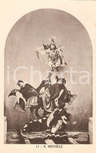 Cartolina originale da collezione 1930 ca CAMPOBASSO Sagra dei Misteri SAN MICHELE *Cartolina n. 11 1
