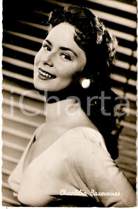 Cartolina originale da collezione 1955 ca CINEMA Chariklia BAXEVANOS Ritratto attrice Cartolina FP NV 1
