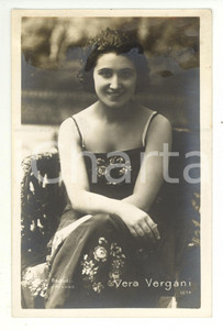 Cartolina originale da collezione Vera Vergani anni  20 Attrice  Fotoritratto 1