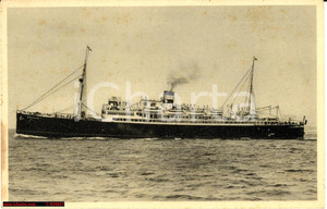 Cartolina originale da collezione 1930 - nave ORAZIO - Navigazione Generale Italiana 1