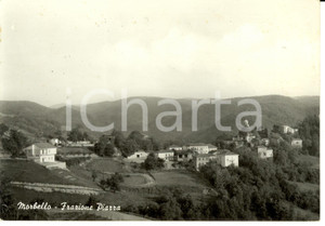 Cartolina originale da collezione 1967 MORBELLO AL Frazione Piazza Cartolina postale FG VG 1