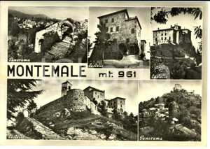 Cartolina originale da collezione 1961 MONTEMALE (CN) Vedutine *Cartolina postale FG VG 1