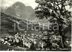 Cartolina originale da collezione 1960 ISOLA DEL GRAN SASSO (TE) Scorcio panoramico *Cartolina postale FG VG 1