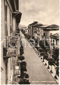 Cartolina originale da collezione 1949 CHIAVARI GE Corso A. GIANELLI Cartolina FG VG 1