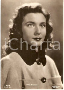 Cartolina originale da collezione 1950 circa DINA SASSOLI Fotografia seriale SCALERA FILM FG NV 1