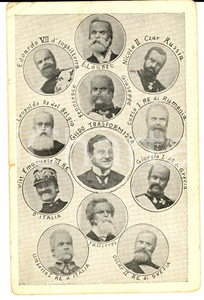 Cartolina originale da collezione 1910 ca Ritratto di GILDO TRASFORMISTA Attore CIRCO Cartolina postale FP NV 1