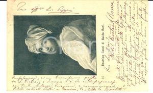 Autografo originale 1900 ROMA Autografo conte Onorio GIACOBAZZI *Cartolina Beatrice CENCI FP VG 1