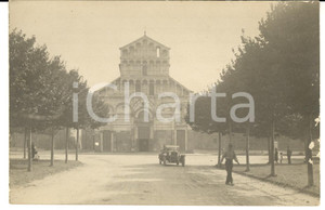 Cartolina originale da collezione 1920 ca PISA Veduta SAN PAOLO A RIPA D ARNO con auto d epoca RARA FP NV 1
