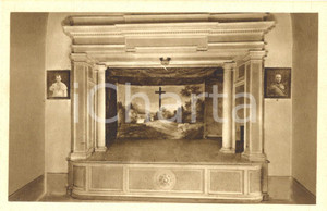 Cartolina originale da collezione 1930 ca ACQUI TERME (AL) Palcoscenico teatrino - Seminario Vescovile *Cartolina 1