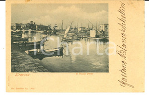 Autografo originale 1900 SIRACUSA Il piccolo porto *Gaetano BLANCO SCHETTINI alla contessa di Lemos 1