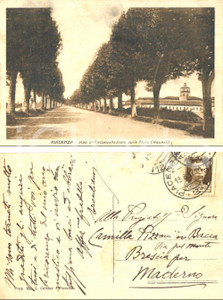Autografo originale 1932 PIACENZA Viali di circonvallazione *Autografo Erculiano PIZZONI FP VG 1