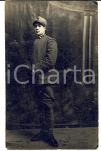 Fotografia d epoca originale 1917 ASSO CO Ritratto Mario MOLTENI 68° Reggimento Fanteria LEGNANO Foto FP 1
