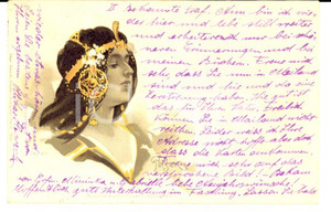 Autografo originale 1899 SCHARDING Au Cartolina PERISCA Autografo Ottokar VON HERZOGENBERG 1