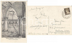 Autografo originale 1931 SOMMA LOMBARDO VA Castello Visconti Autografi Mario BROGGI Adele CASALE 1