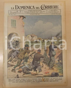 Giornale, rivista storica 1944 RSI DOMENICA DEL CORRIERE Rurali di ROMAGNA combattono a fianco ai tedeschi 1