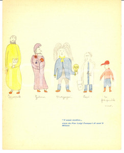 Materiale pubblicitario d’epoca 1954 FARMACEUTICA MILANO Pubblicità AMBRAMICINA Antibiotici LEPETIT 1