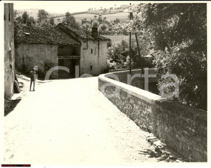 Fotografia d epoca originale 1955 ? VOLPARA PV Veduta del paese  Foto animata 1