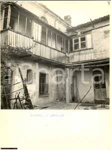 Fotografia d epoca originale 1955? DONELASCO SANTA MARIA DELLA VERSA canonica Fotografia 1