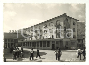 Cartolina originale da collezione Chiasso anni '50 - Confine Italo-Svizzero *Animata 1