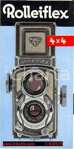 Materiale pubblicitario d’epoca 1950 PubblicitÃ  Rolleiflex 4x4 - Reclame d'epoca 1