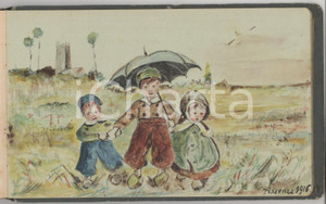 Oggetto da collezione cartaceo 19161923 Album 22 disegni PIACENZA  VILLA RAVERIO  QUARTO D ASTI A MANO 1