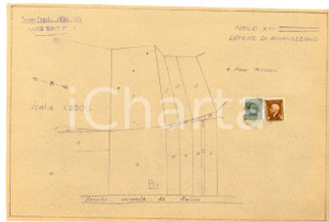 Mappa, planimetria storica 1944 RIVANAZZANO TERME (PV) Planimetria pozzi artesiani vicinale di SALICE 1 Mappa, planimetria storica 1944 RIVANAZZANO TERME (PV) Planimetria pozzi artesiani vicinale di SALICE 1