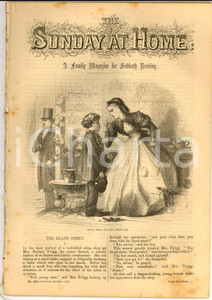 Giornale, rivista storica 1865 LONDON The Sunday at Home  The blank sheet RELIGIOUS TRACT SOCIETY 1