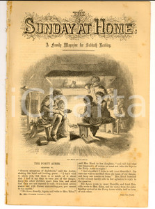 Giornale, rivista storica 1865 LONDON The Sunday at Home The forty acres ch. VI RELIGIOUS TRACT SOCIETY 1