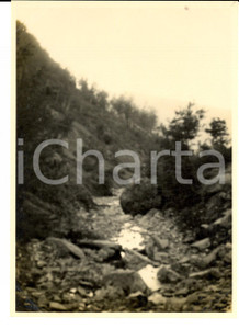 Fotografia d epoca originale 1925 STRADA DEL BRALLO Veduta lungo il FOSSO DEI COGNASSI Fotografia artistica 1