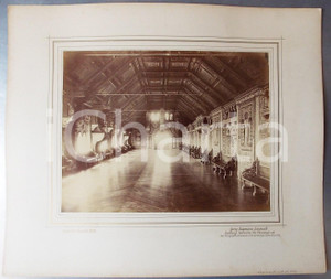 Fotografia d epoca originale 1888 WARTBURG CASTLE  EISENACH D Salone delle feste Foto JAGEMANN 45 x 38 1