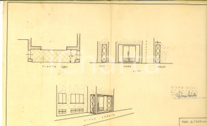 Mappa, planimetria storica 1953 SANNAZZARO DE' BURGONDI (PV) Progetto negozio G. TORRIANI su viale LORETO 1 Mappa, planimetria storica 1953 SANNAZZARO DE' BURGONDI (PV) Progetto negozio G. TORRIANI su viale LORETO 1