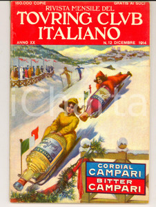 Giornale, rivista storica 1914 TOURING CLUB ITALIANO Abbazia di Chiaravalle *Anno XX nÂ° 12 CAMPARI 1