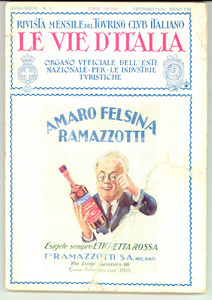 Giornale, rivista storica 1930 TOURING CLUB ITALIANO Nuova ferrovia da Civitavecchia a Orte Anno XXXVI n°1 1