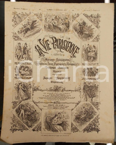 Giornale, rivista storica 1898 PARIS La vie parisienne Rivista ILLUSTRATA Anno 36 n° 43 Donne cacciatrici 1