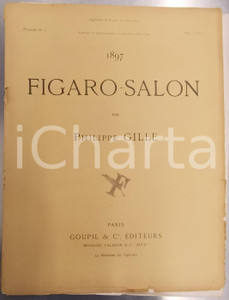 Giornale, rivista storica Aprile 1897 PARIS FIGARO-SALON *Rivista ILLUSTRATA nÂ° 1 Nos Alpins 1