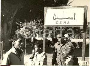 Fotografia d epoca originale 1955 EGITTO Accesso ad ESNA Real photo 1