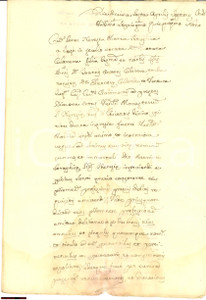Documento originale, autentico 1759 CHIARAMONTE GULFI Gaetana CULTRERA prende i voti e rinuncia ai beni 1
