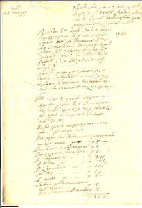 Documento originale, autentico 1811 CESARO' (ME) Censi Chiesa Madre sul frumento RARO 1