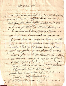 Manoscritto, lettera originale 1638 ROMA Sfarzoso corteo dell ambasciatore imperiale 1