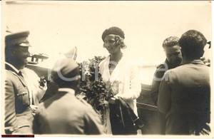 Fotografia d epoca originale 1931 MARIA JOSE  DEL BELGIO ritorno da Gadames FOTO 1