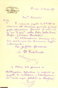 Documento originale, autentico 1893 BRESCIA Progetti conduttura nuove acque potabili 1