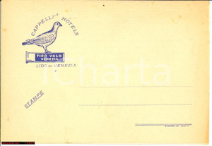 Oggetto da collezione cartaceo 1950 VENEZIA Campionati europei tiro a volo CAPPELLI 1